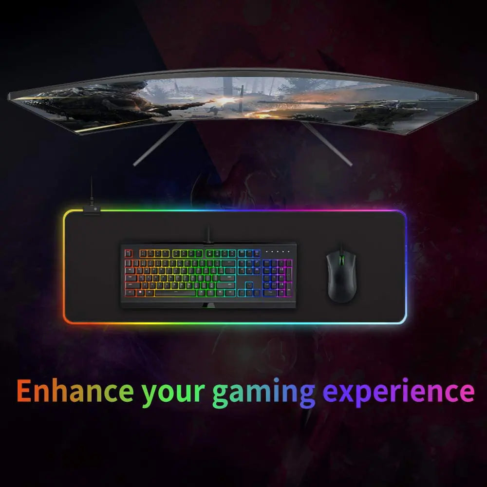 Gamer LED-Mauspad wasserdicht